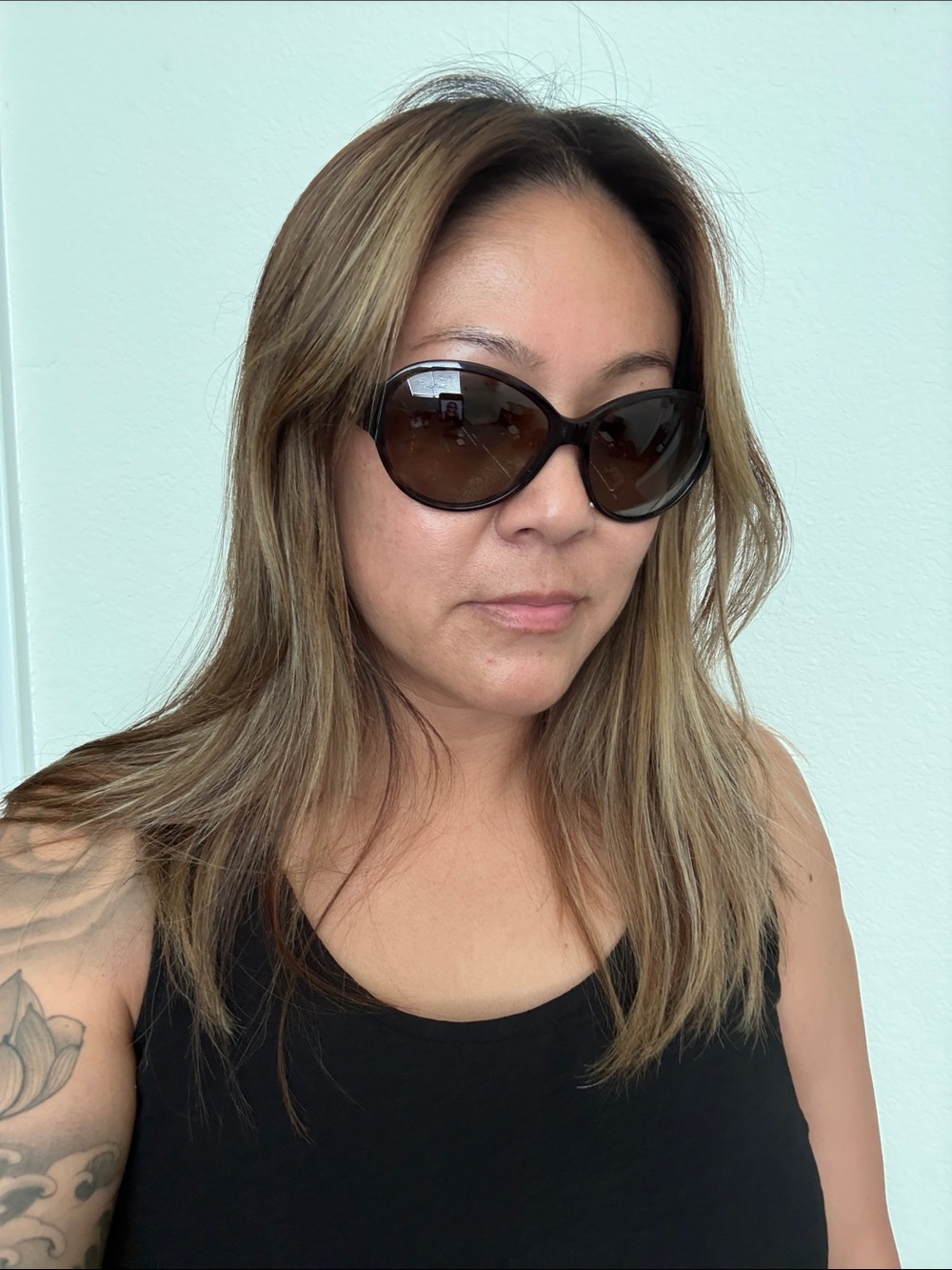 CHANEL Brown Gradient Oversized Women's Sunglasses - Picture 10 of 10